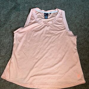 Preowned syder active salmon coral womens tank top size Large